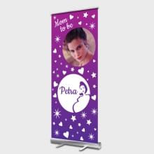 Mom to Be Roll up banner