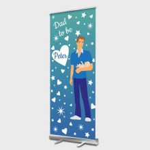 Dad to Be Roll up banner
