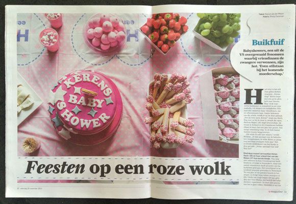 Babyshower Moment in het AD